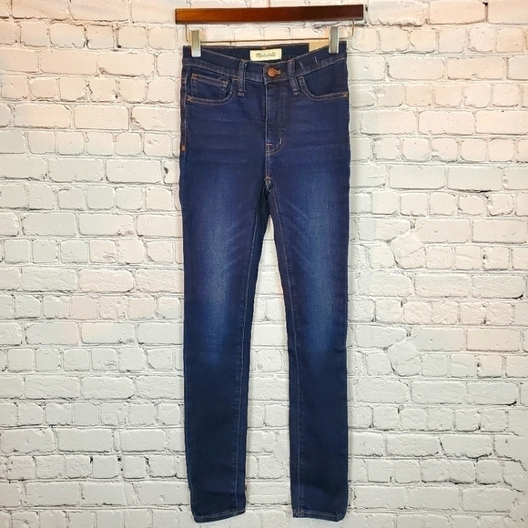 MADEWELL 9" Magic Pocket Mid Rise Skinny Jeans 24 - Picture 4 of 11
